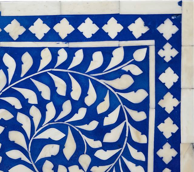 Aberglen Blue Accent Table - Thumbnail - Image 8