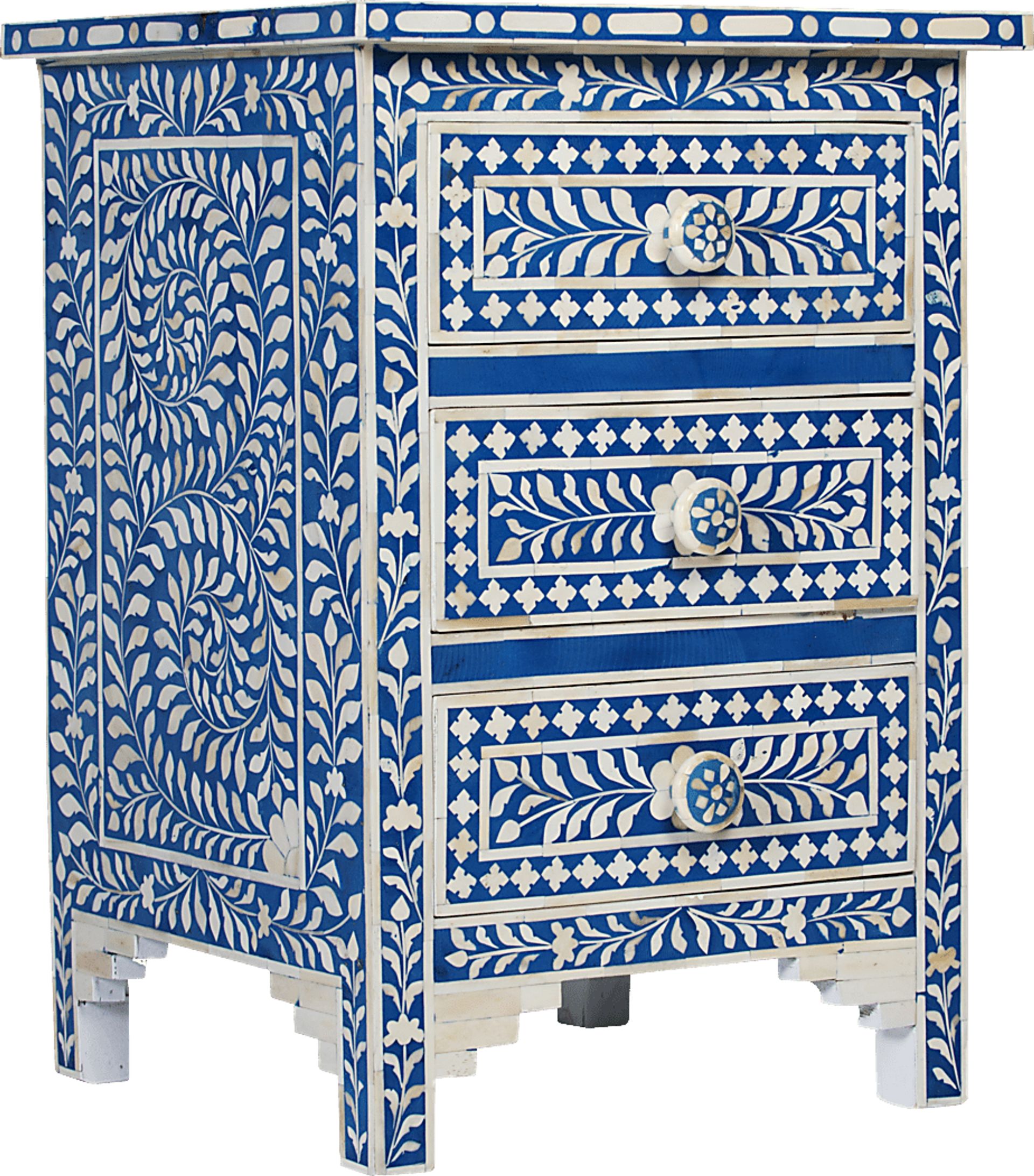 Aberglen Blue Accent Table - Image 1