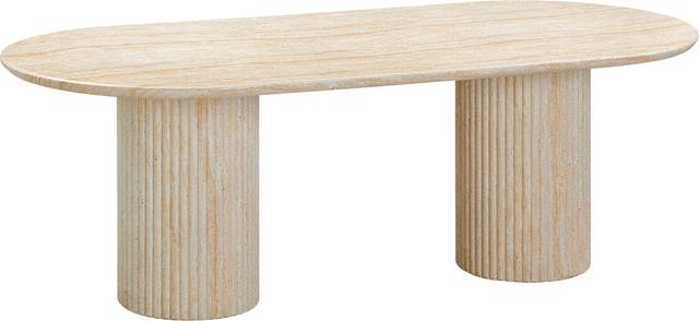 Aberjona Beige Dining Table - Thumbnail - Image 1