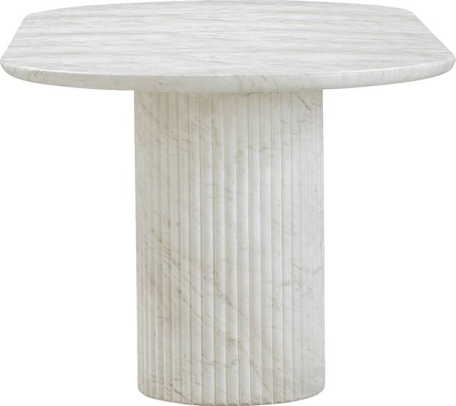 Aberjona White Dining Table - Thumbnail - Image 4
