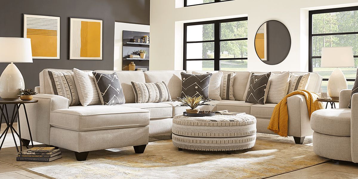 beige sectional furniture