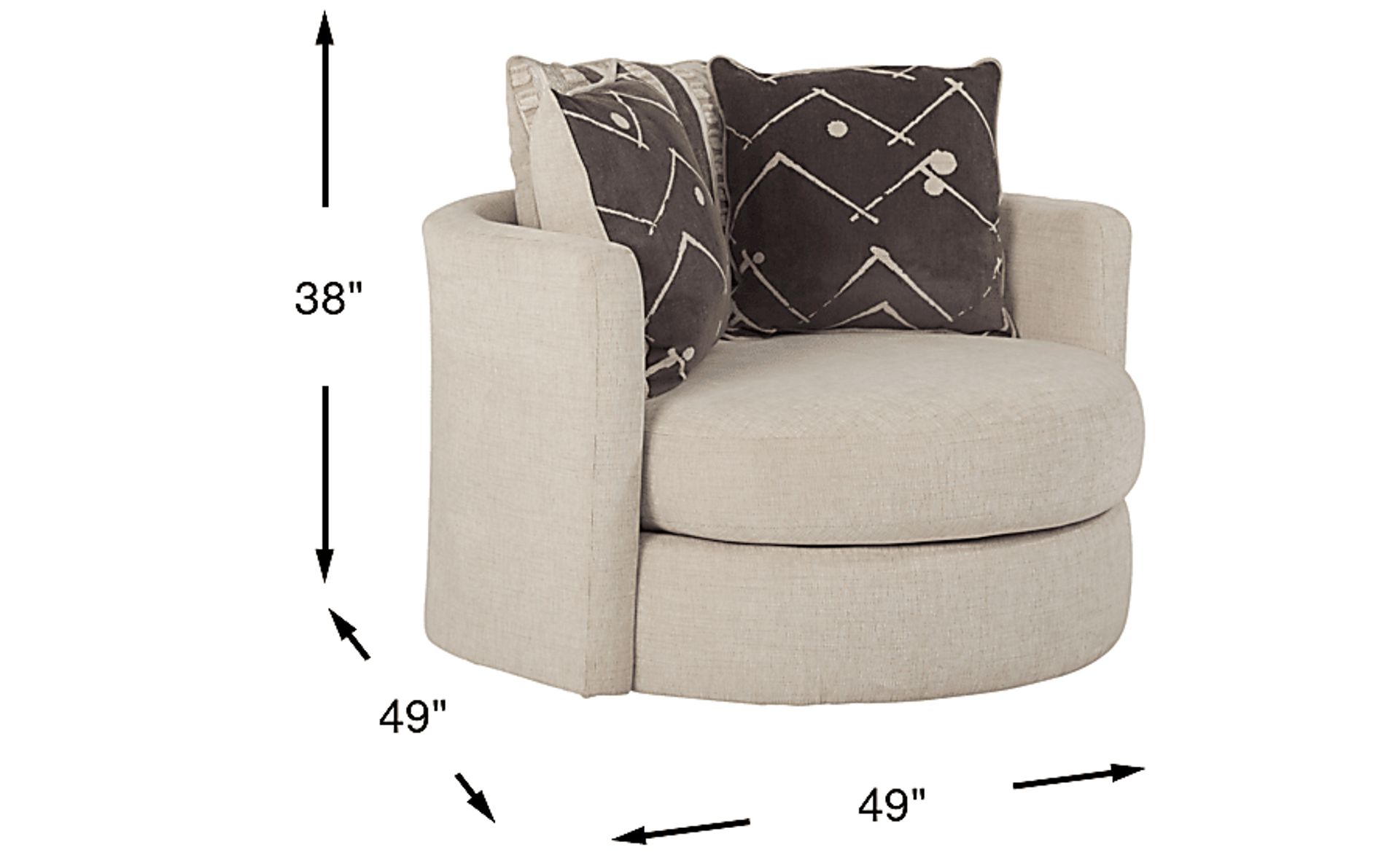 Dimension Image. Please refer to the Dimension Tab on this page for dimension details.