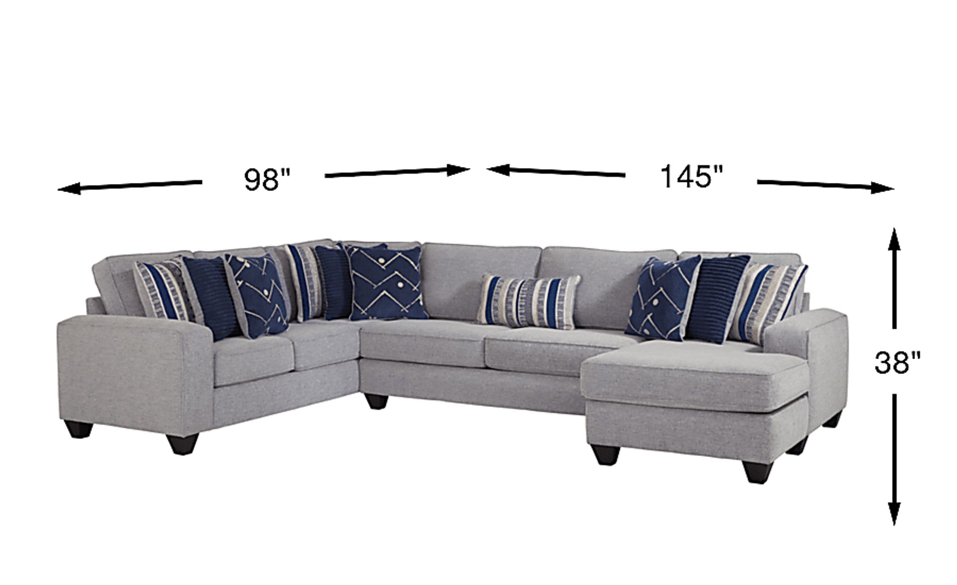 Dimension Image. Please refer to the Dimension Tab on this page for dimension details.