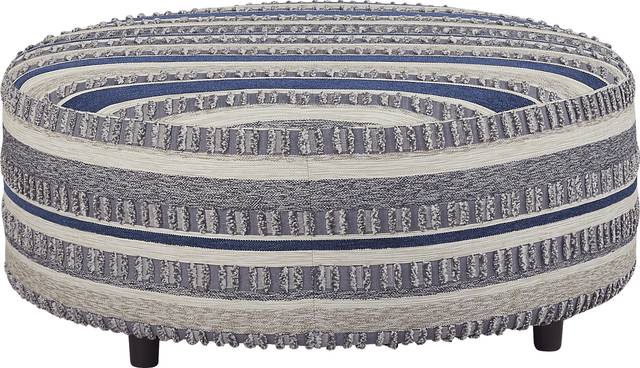 Aberlin Court Blue Cocktail Ottoman - Thumbnail - Image 2