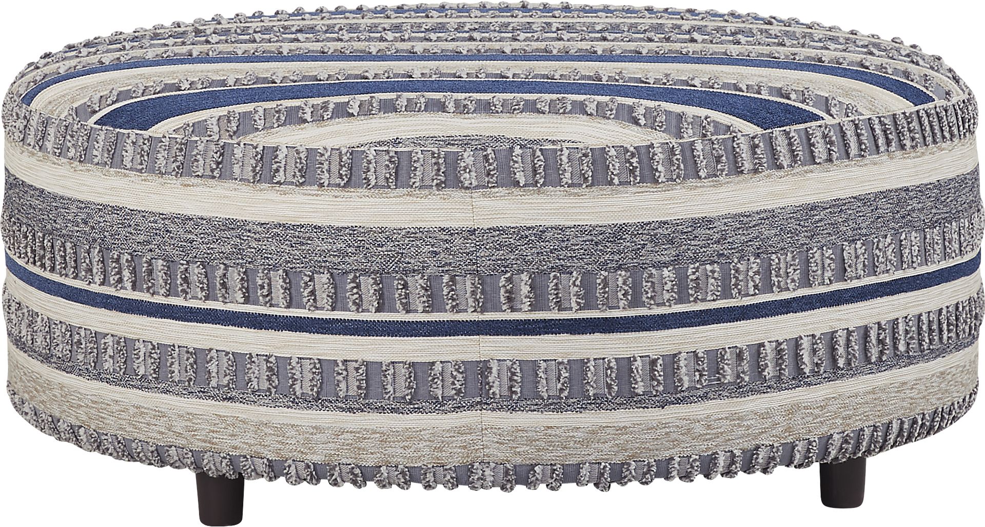 Aberlin Court Blue Cocktail Ottoman - Image 1