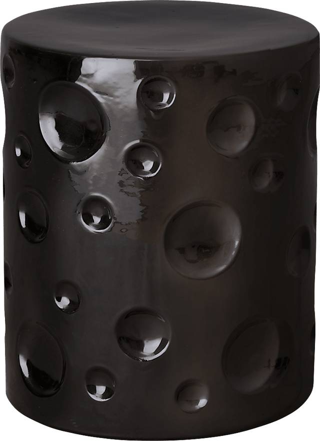 Aberloch Outdoor Black Stool - Thumbnail - Image 1