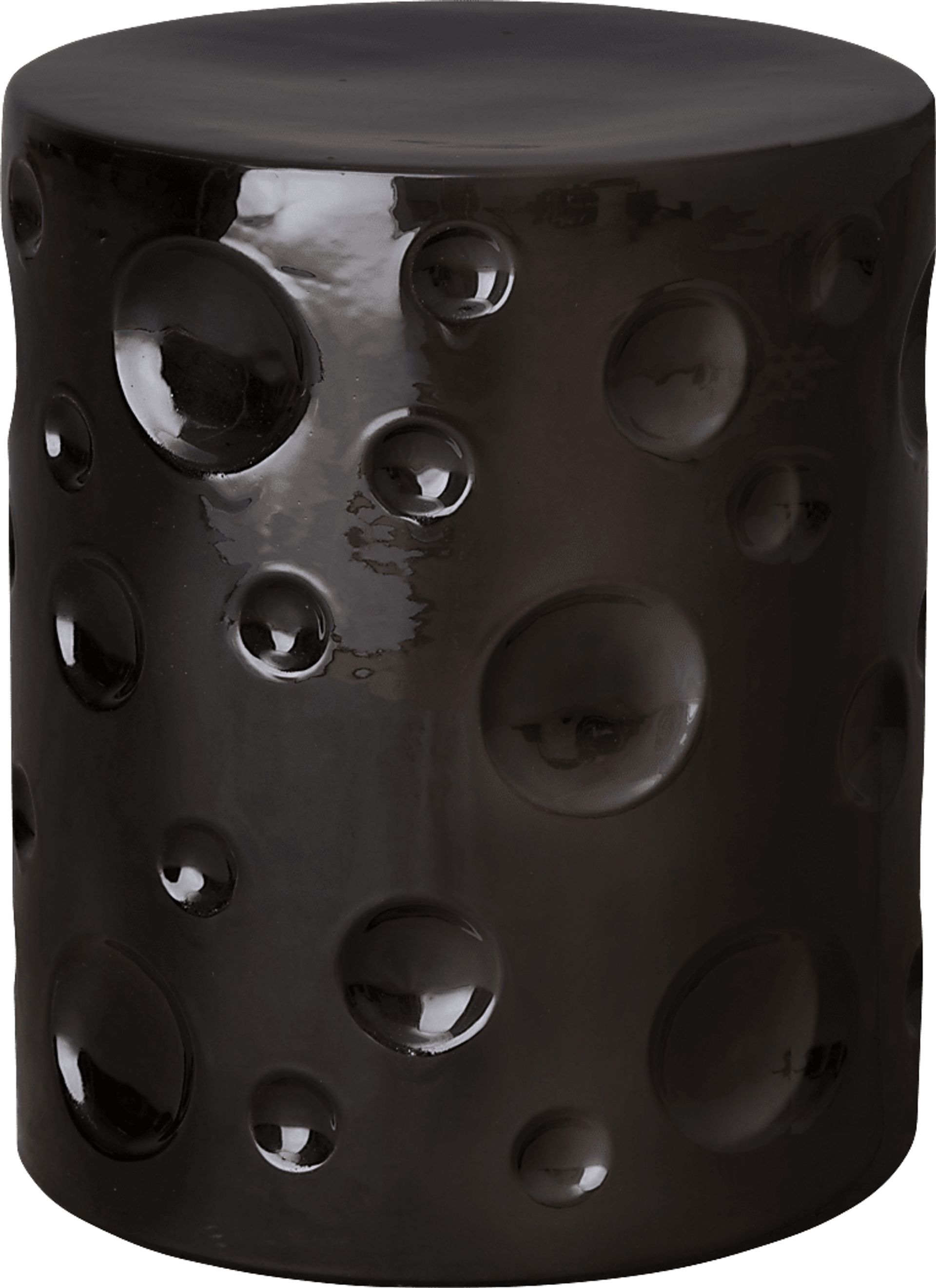 Aberloch Outdoor Black Stool - Image 1