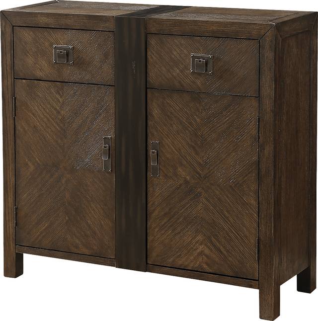 Abernathy Brown Accent Cabinet - Thumbnail - Image 2