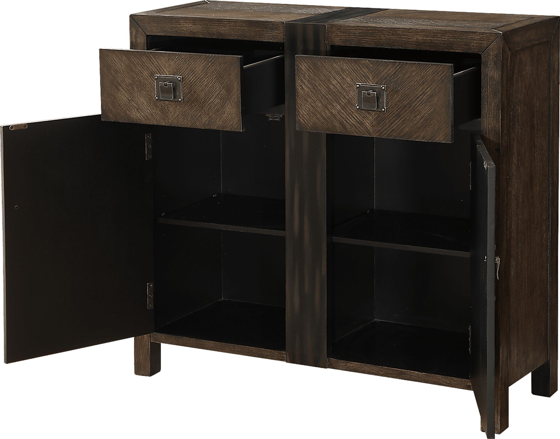 Abernathy Brown Accent Cabinet - Image 3
