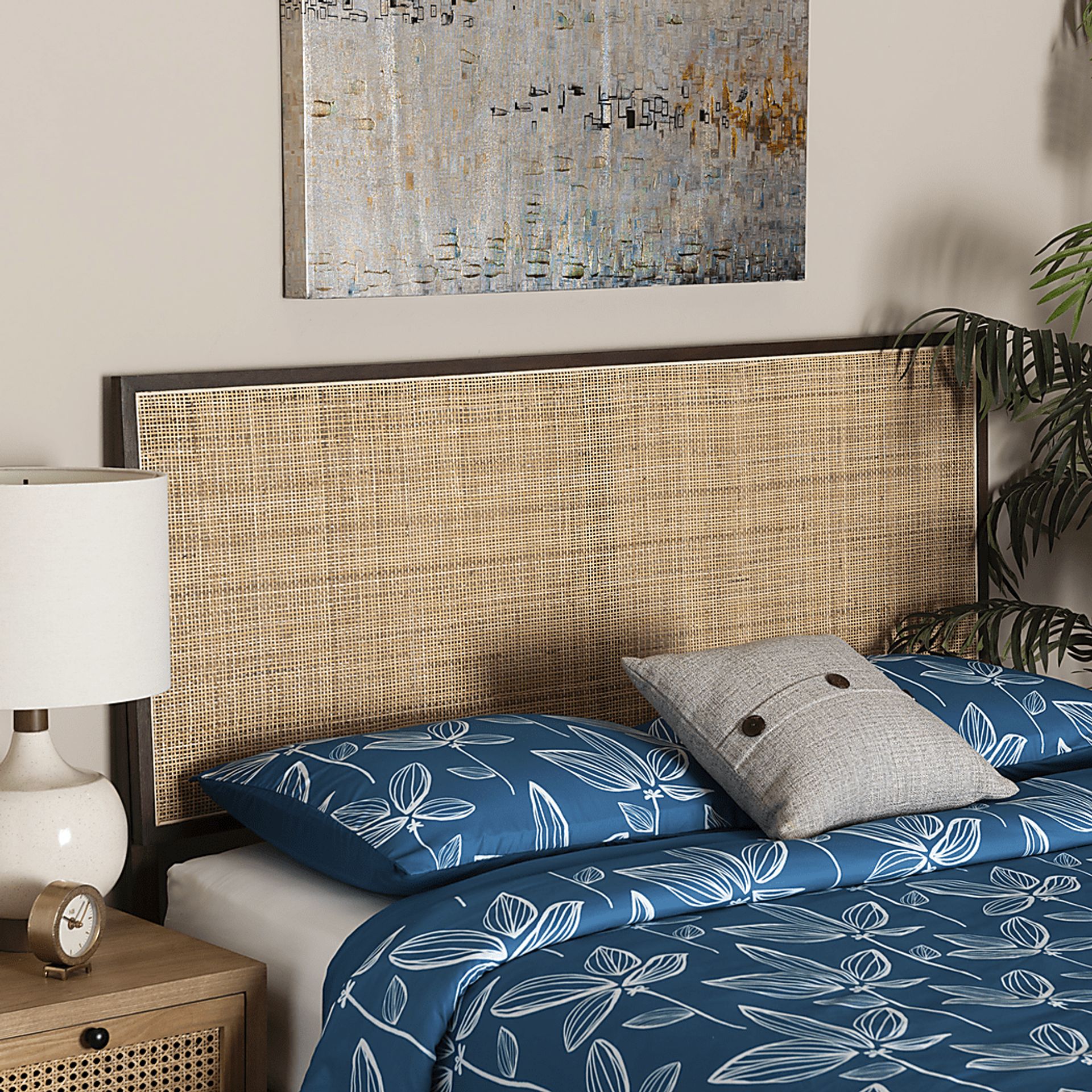 Aberth Dark Brown Queen Headboard - Image 2