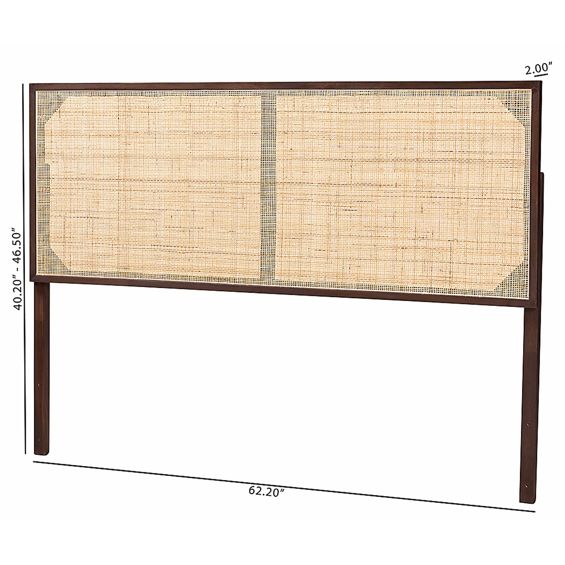 Aberth Dark Brown Queen Headboard - Image 7