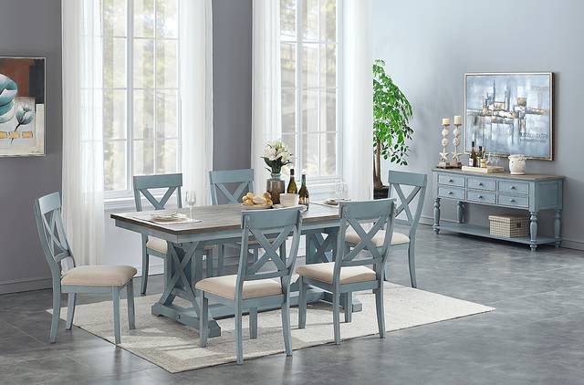 Aberton Blue Sofa Table - Thumbnail - Image 6