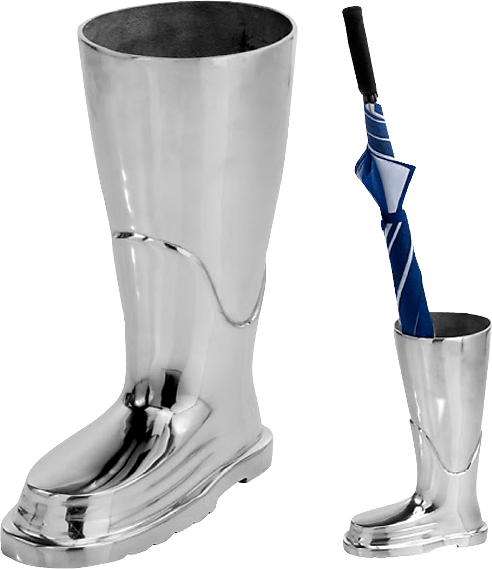 Abet Silver Umbrella Stand - Image 4