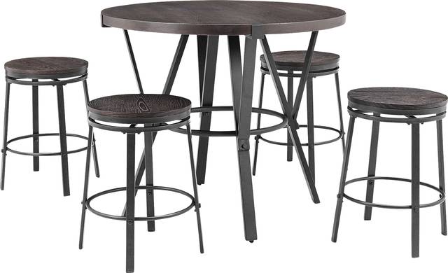 Abgale Gray Dining Set - Thumbnail - Image 1