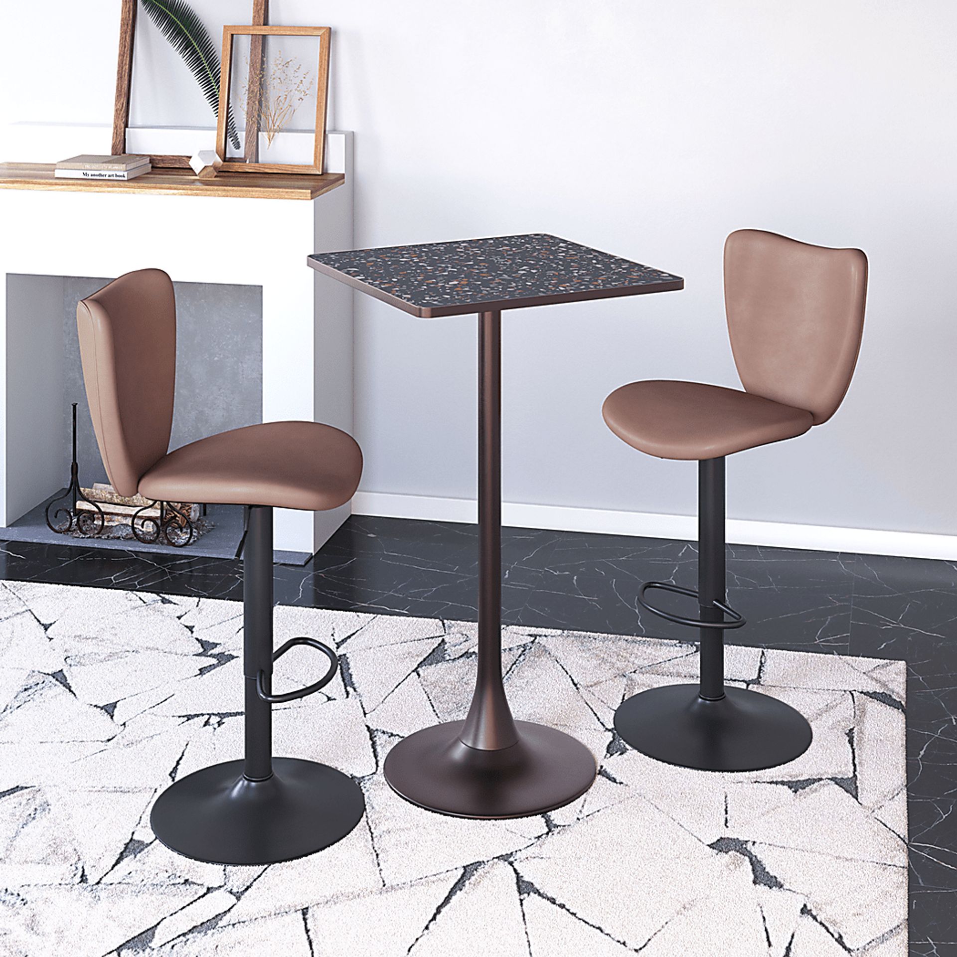 Abhira Black Bar Table - Image 2