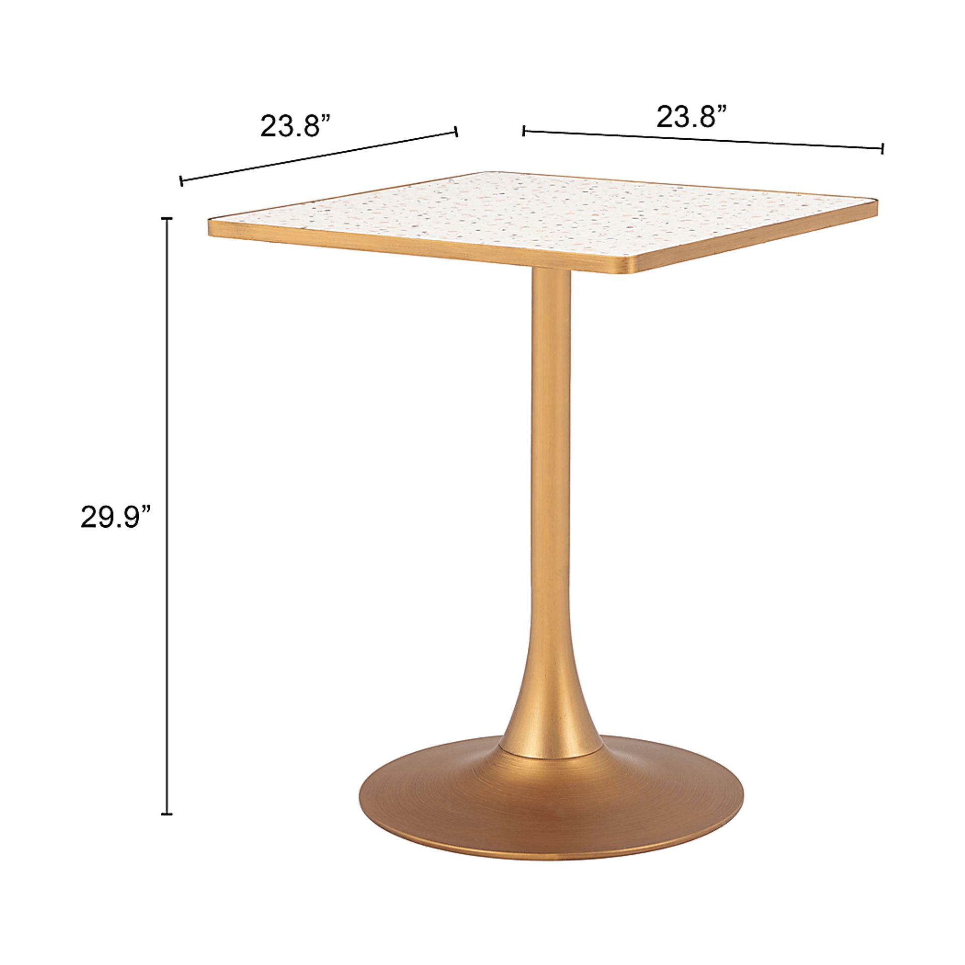 Abhira Gold Dining Table - Image 2