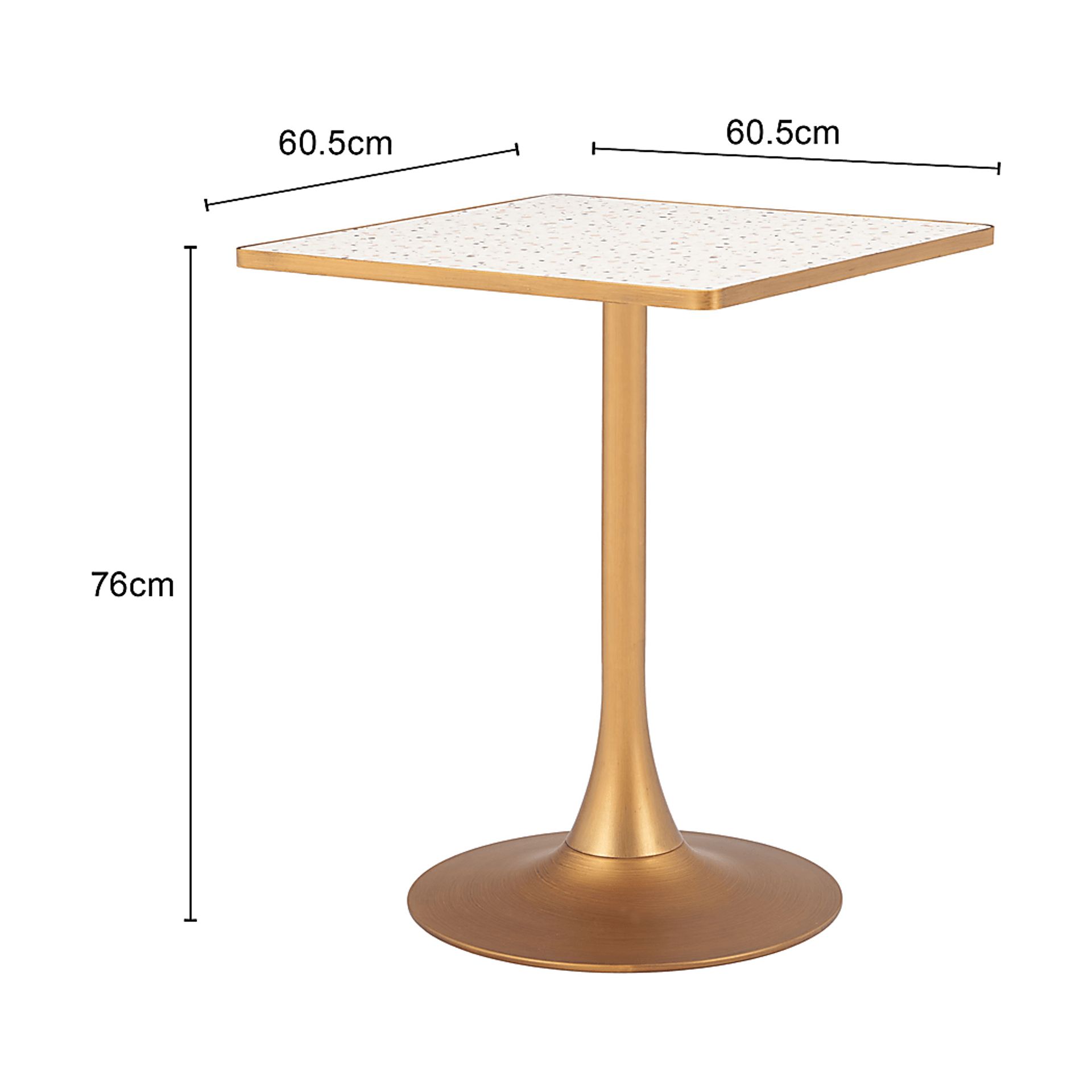 Abhira Gold Dining Table - Image 3