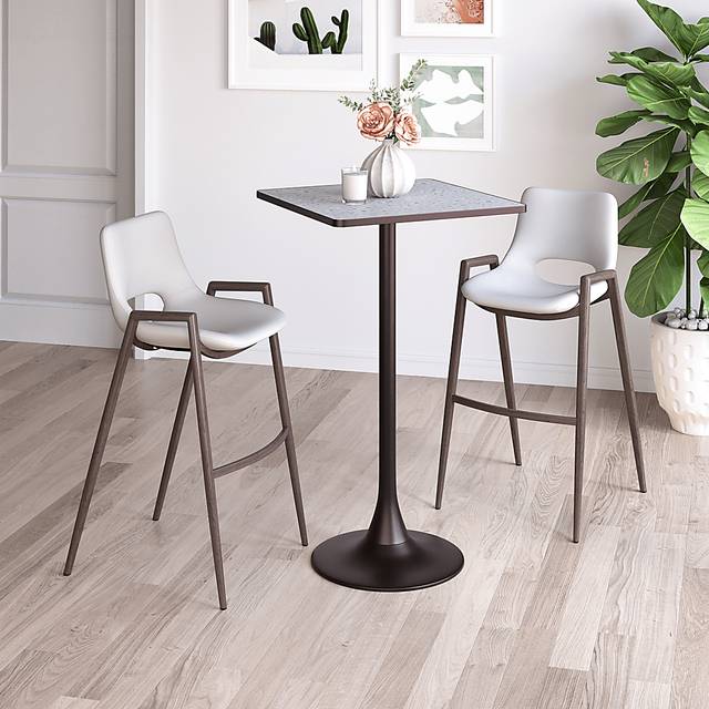 Abhira Gray Bar Table - Thumbnail - Image 2