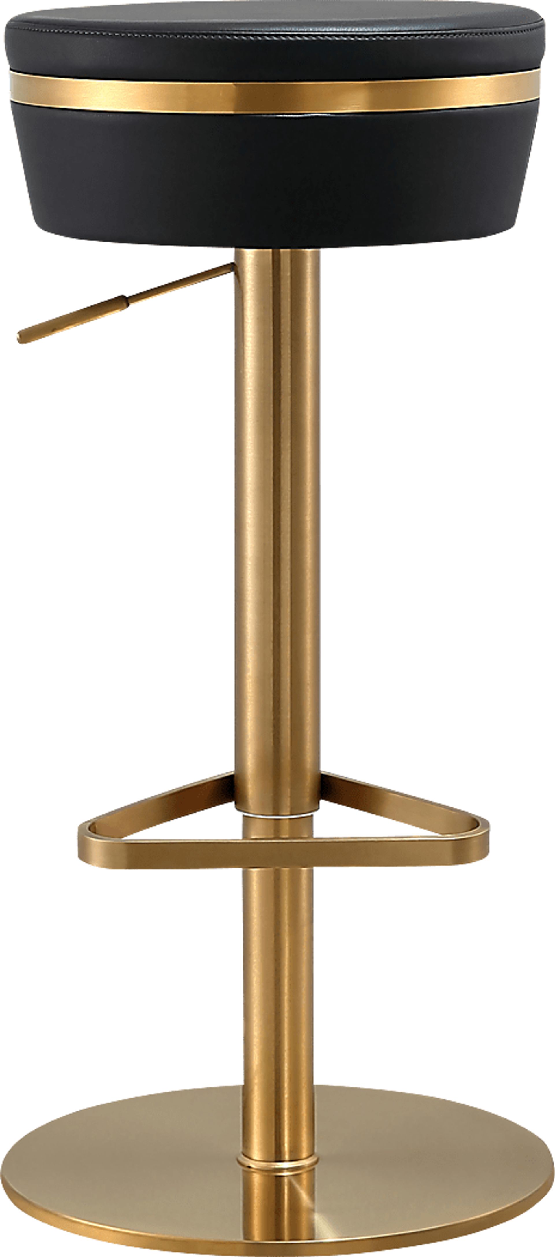 Abiaka Black Adjustable Stool - Image 3