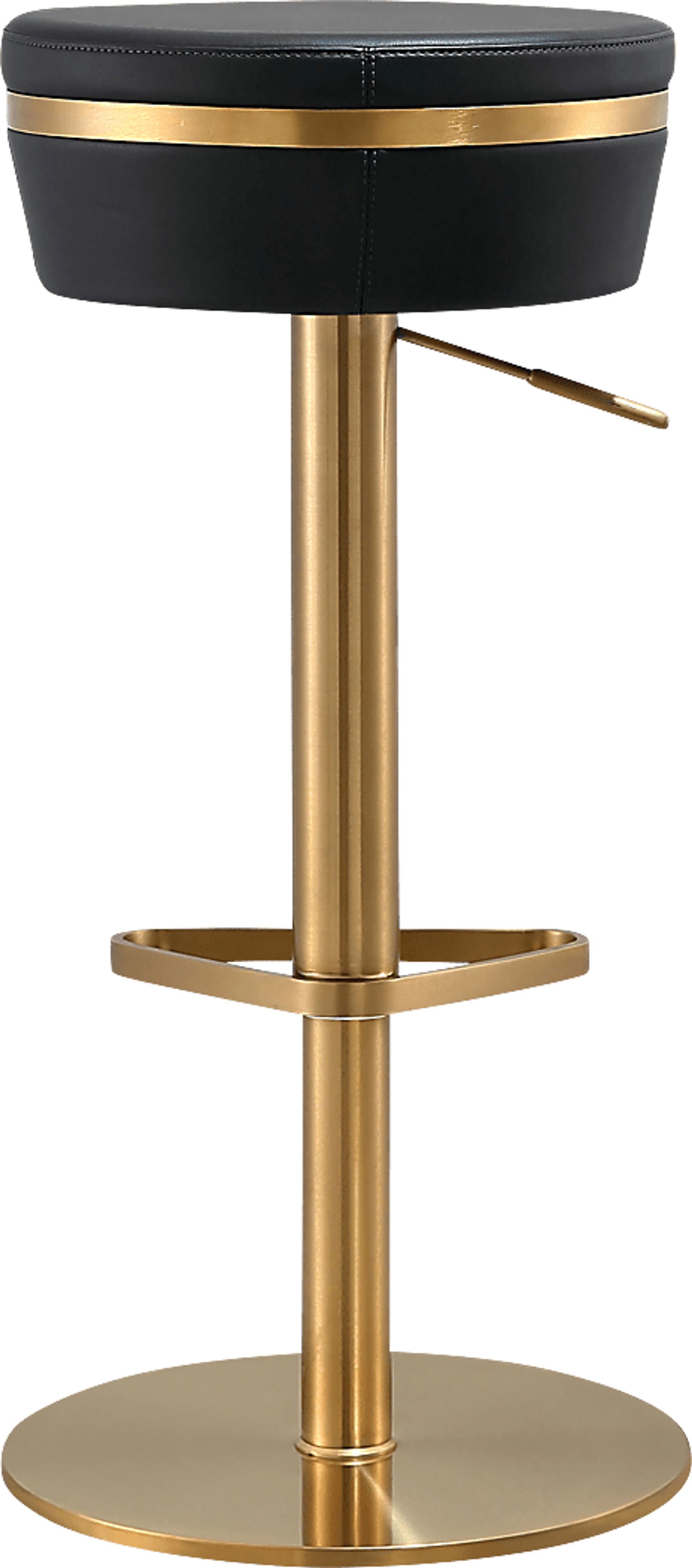 Abiaka Black Adjustable Stool - Image 4