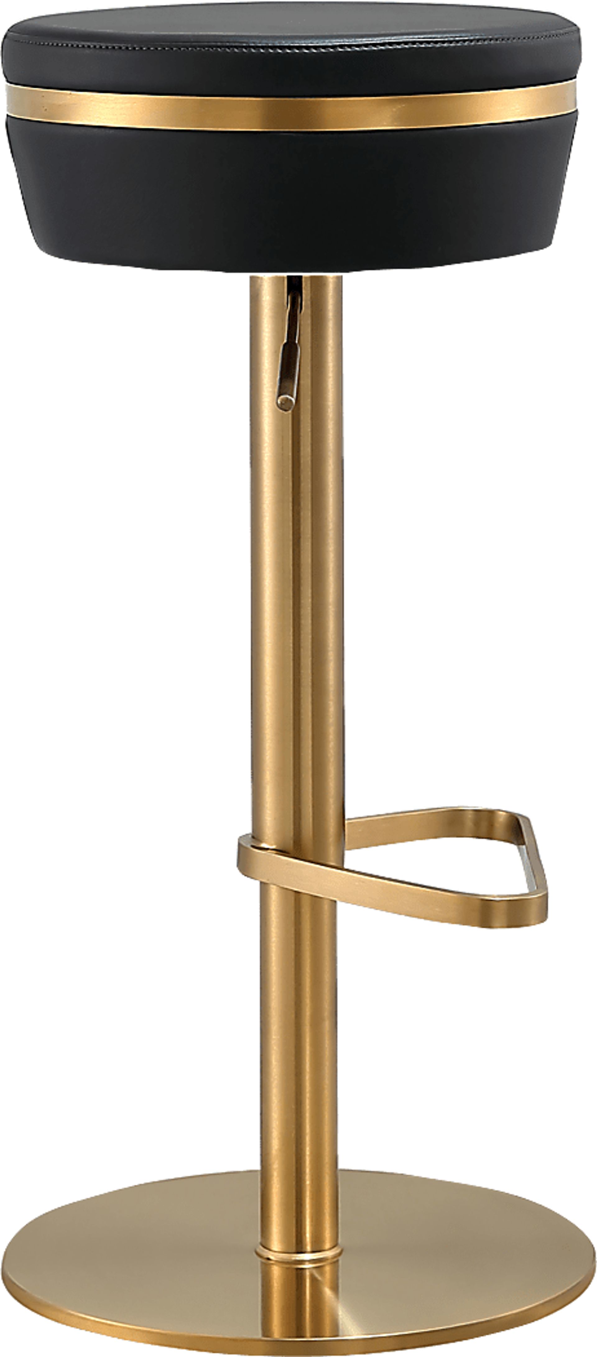Abiaka Black Adjustable Stool - Image 5