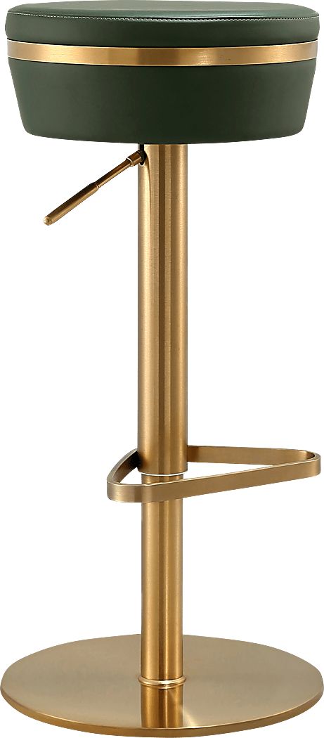 Abiaka Green Adjustable Stool