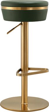 Abiaka Green Adjustable Stool