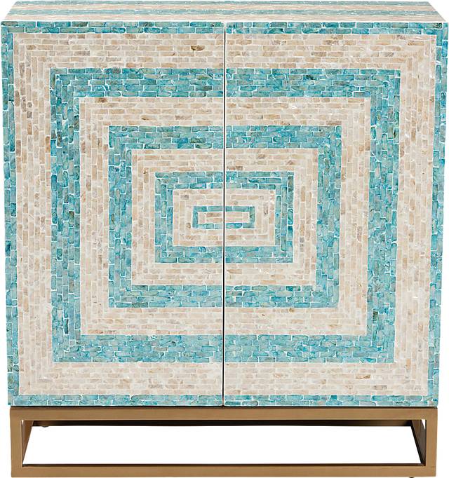 Abiathar Blue Accent Cabinet - Thumbnail - Image 3