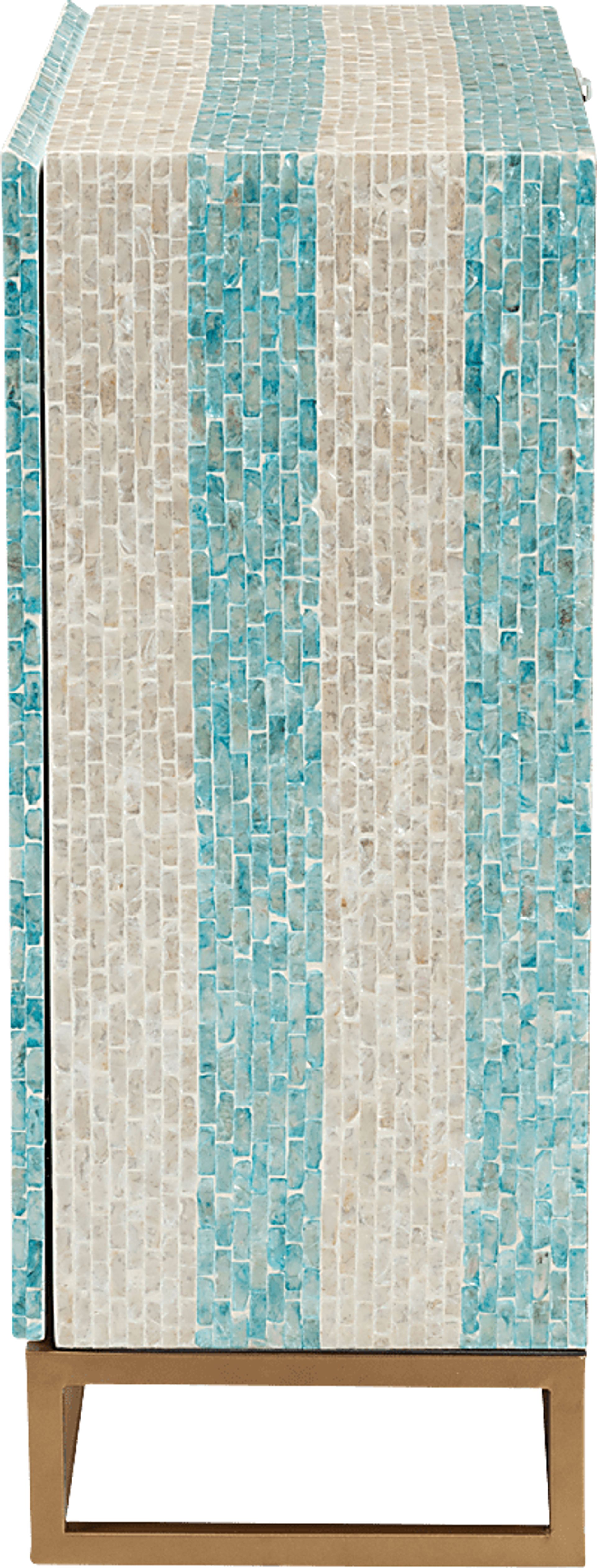 Abiathar Blue Accent Cabinet - Image 5