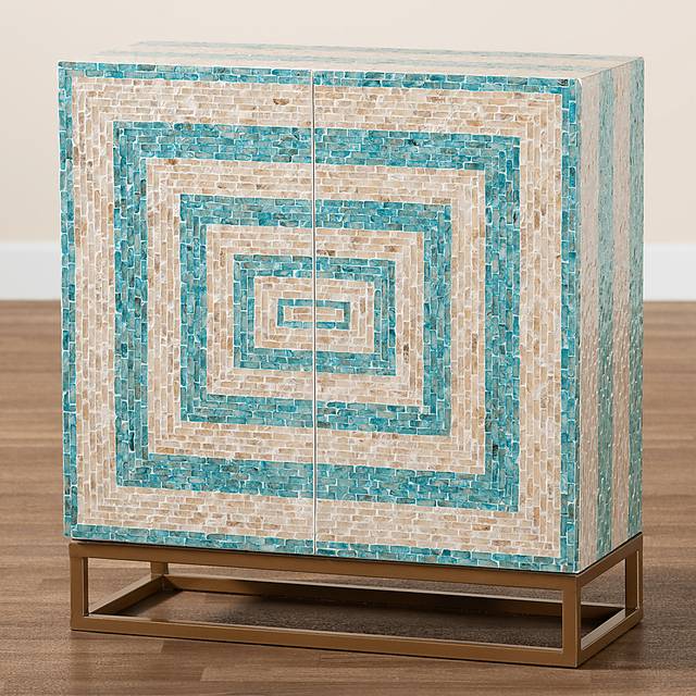 Abiathar Blue Accent Cabinet - Thumbnail - Image 9