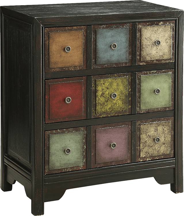 Abilene Black Accent Cabinet - Thumbnail - Image 1