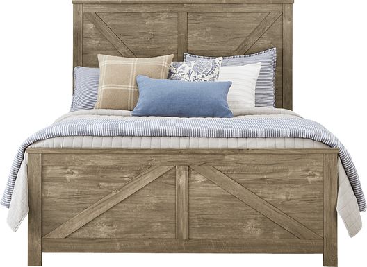 Abilene Brown 3 Pc Queen Panel Bed