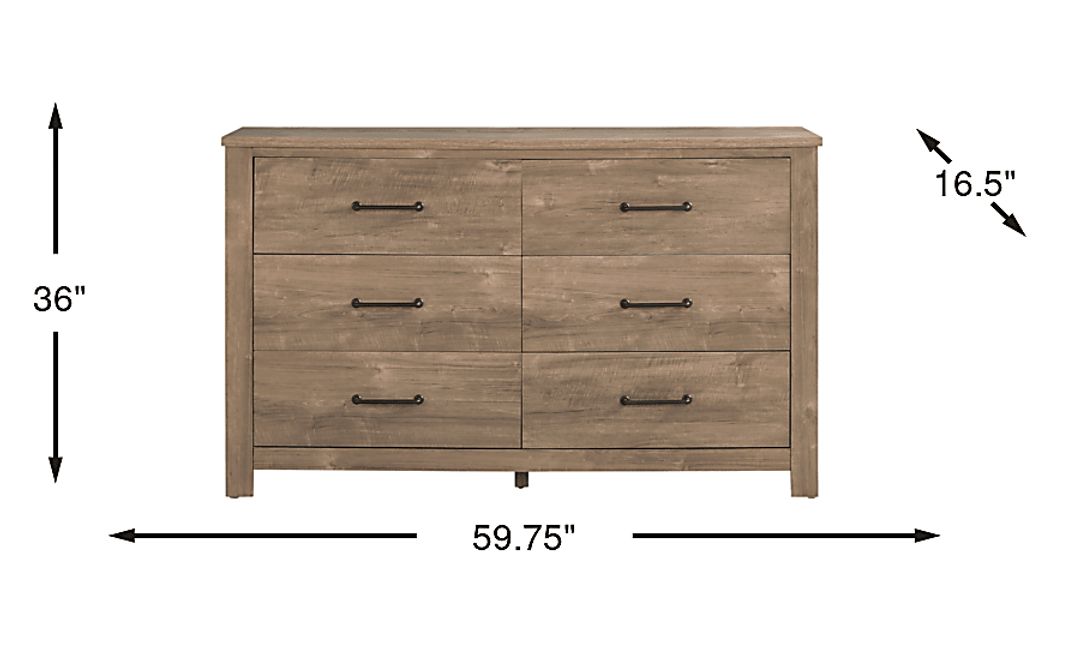 Abilene Brown Dresser