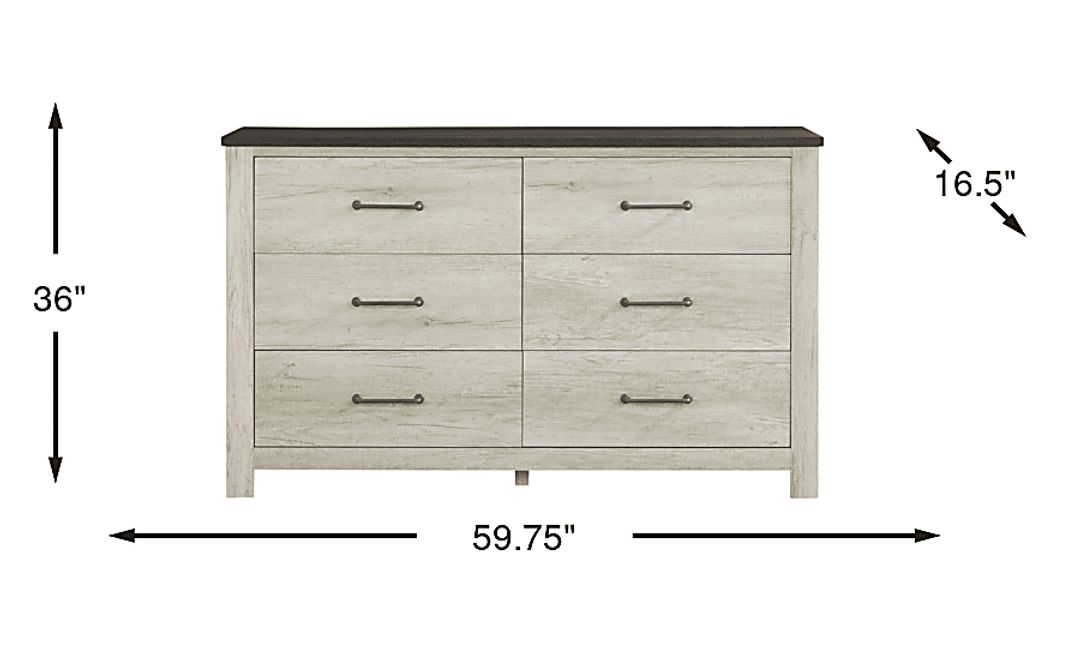 Abilene White Dresser