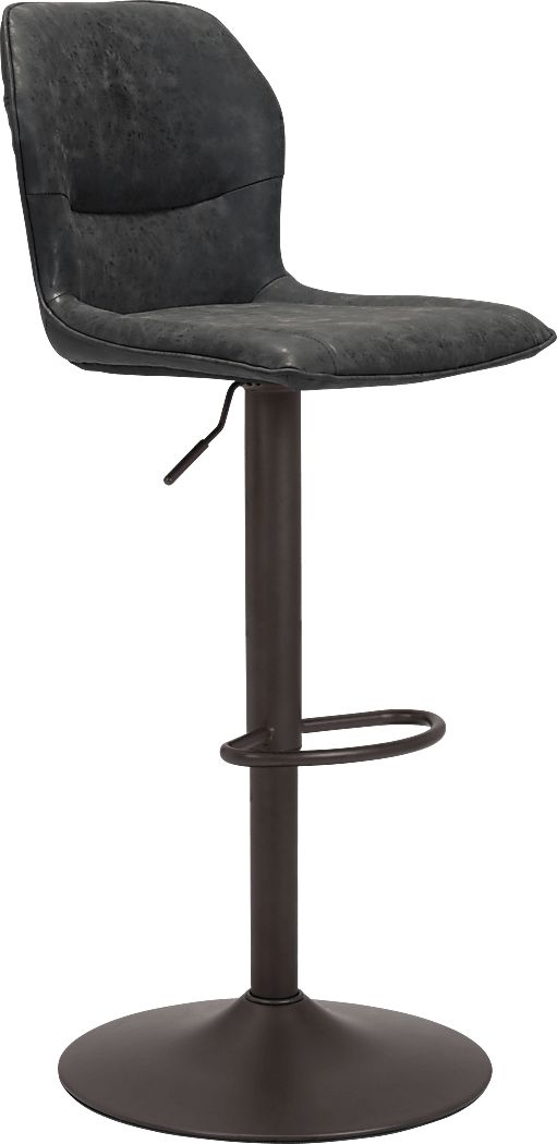 Abingdom Black Bar Height Stool Rooms To Go