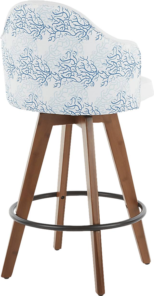 Abinger II Blue Counter Height Stool - Thumbnail - Image 3