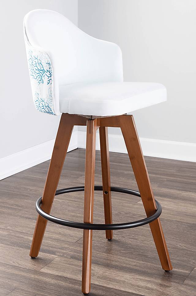 Abinger II Blue Counter Height Stool - Thumbnail - Image 7