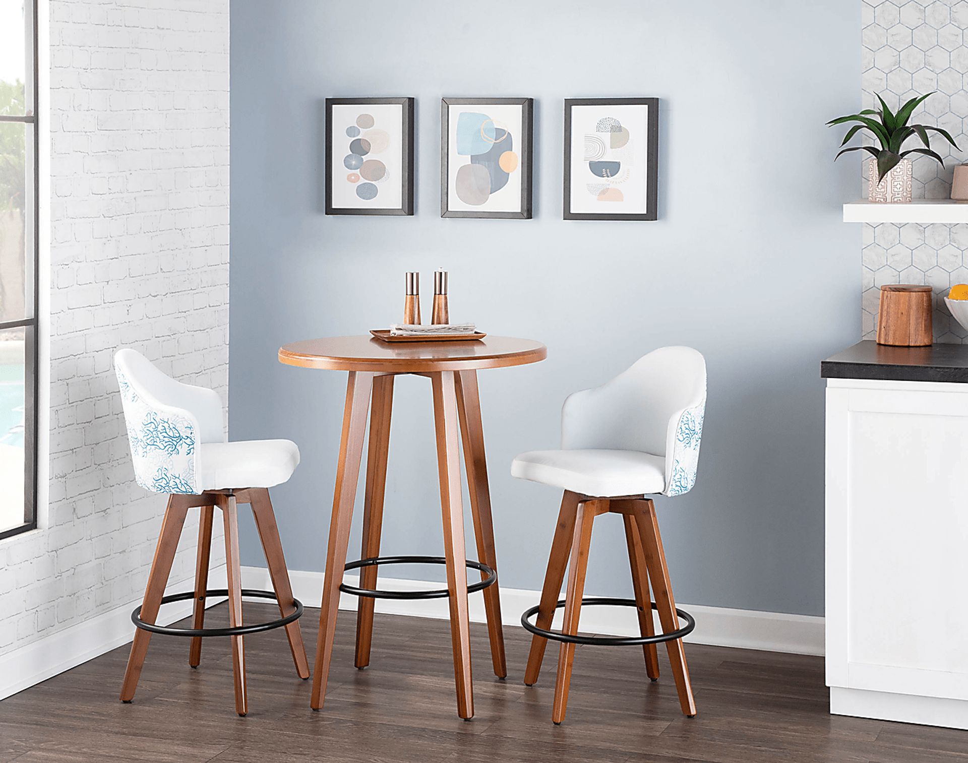 Abinger II Blue Counter Height Stool - Image 9