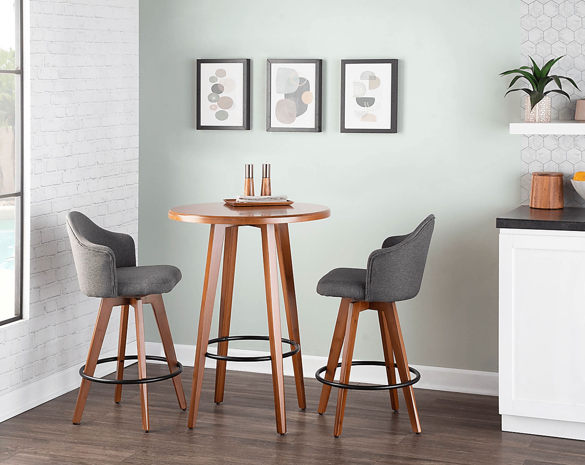 Abinger II Gray Counter Height Stool - Image 9