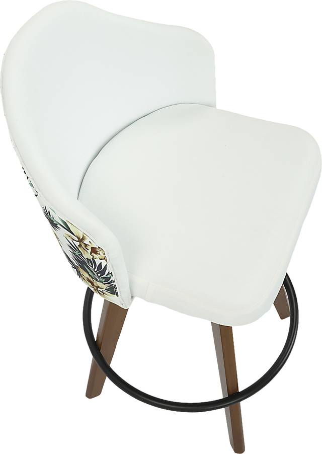 Abinger II White Counter Height Stool - Thumbnail - Image 6