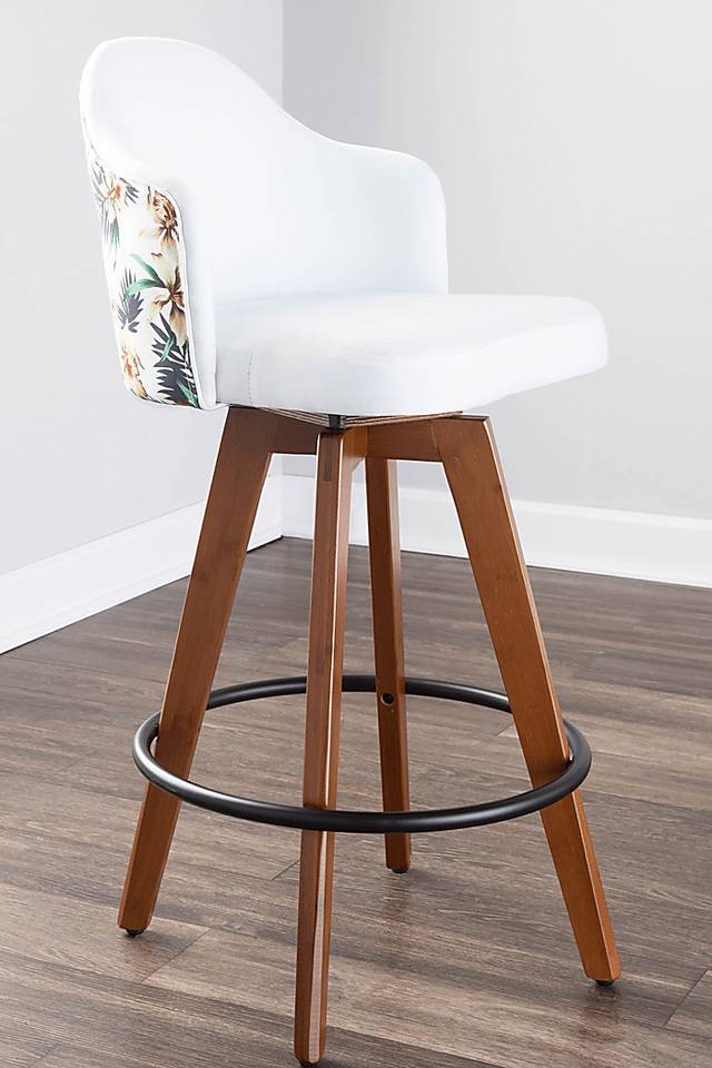 Abinger II White Counter Height Stool - Thumbnail - Image 9