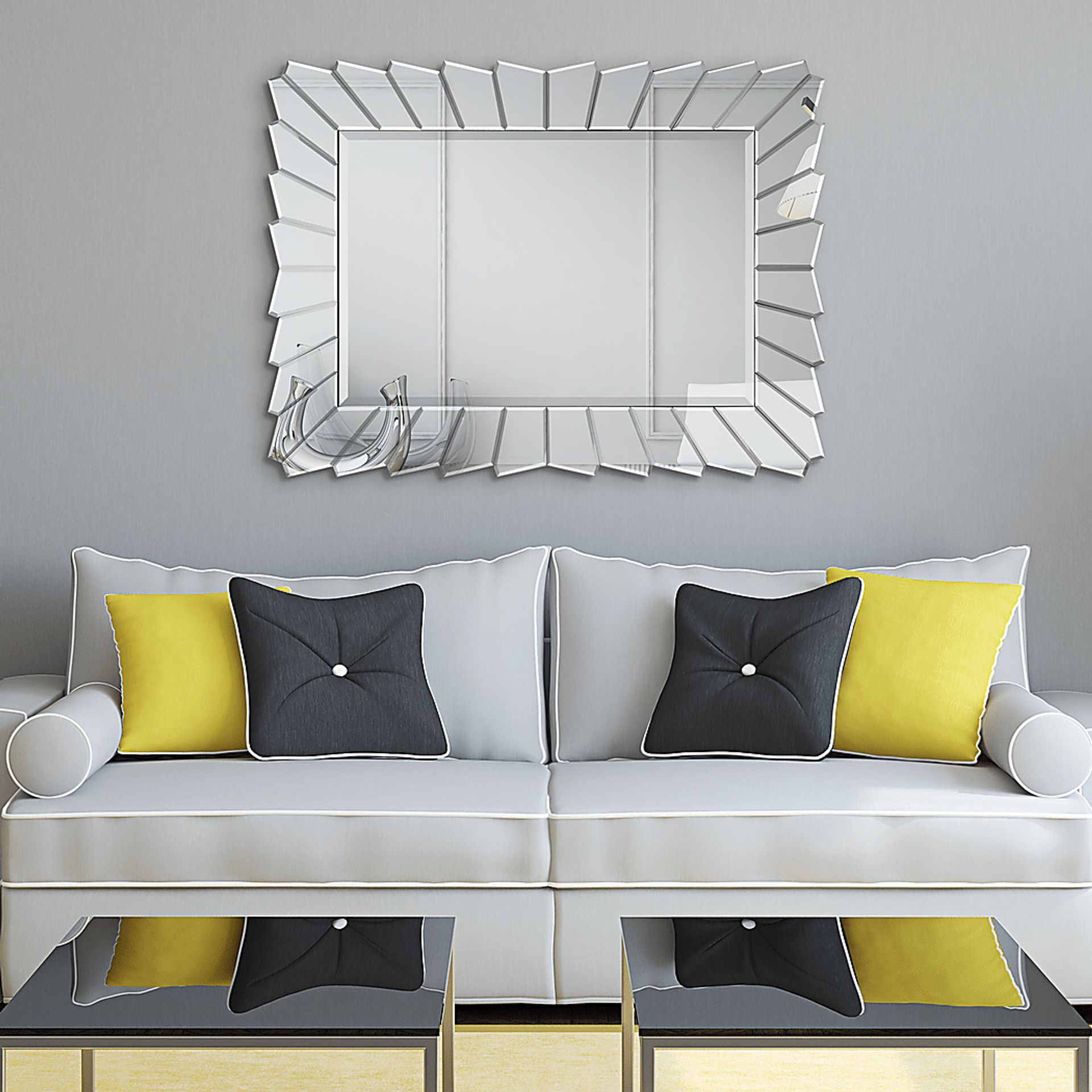 Abira Silver Mirror - Image 9