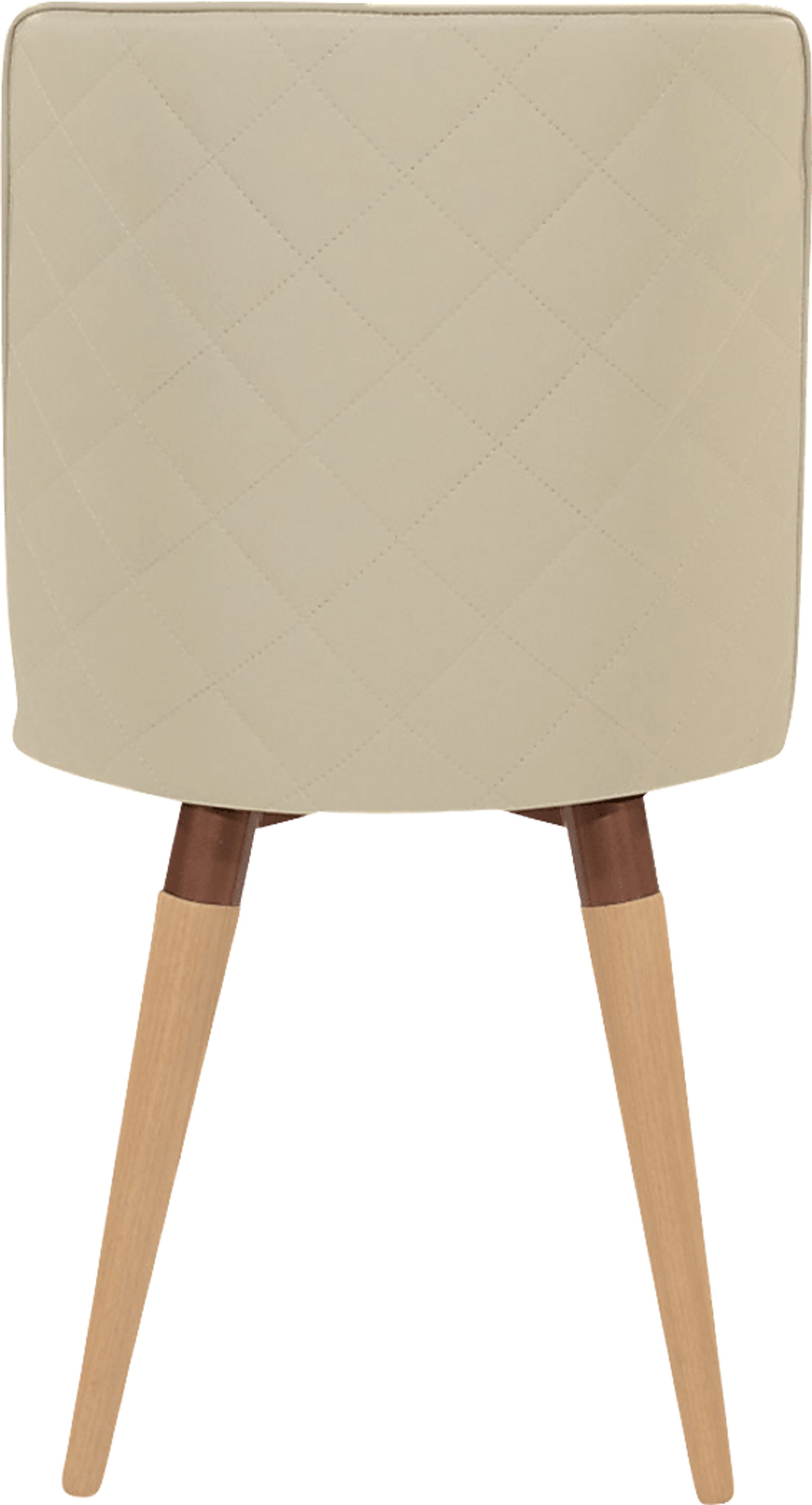 Abita Circle Beige Swivel Side Chair - Image 3