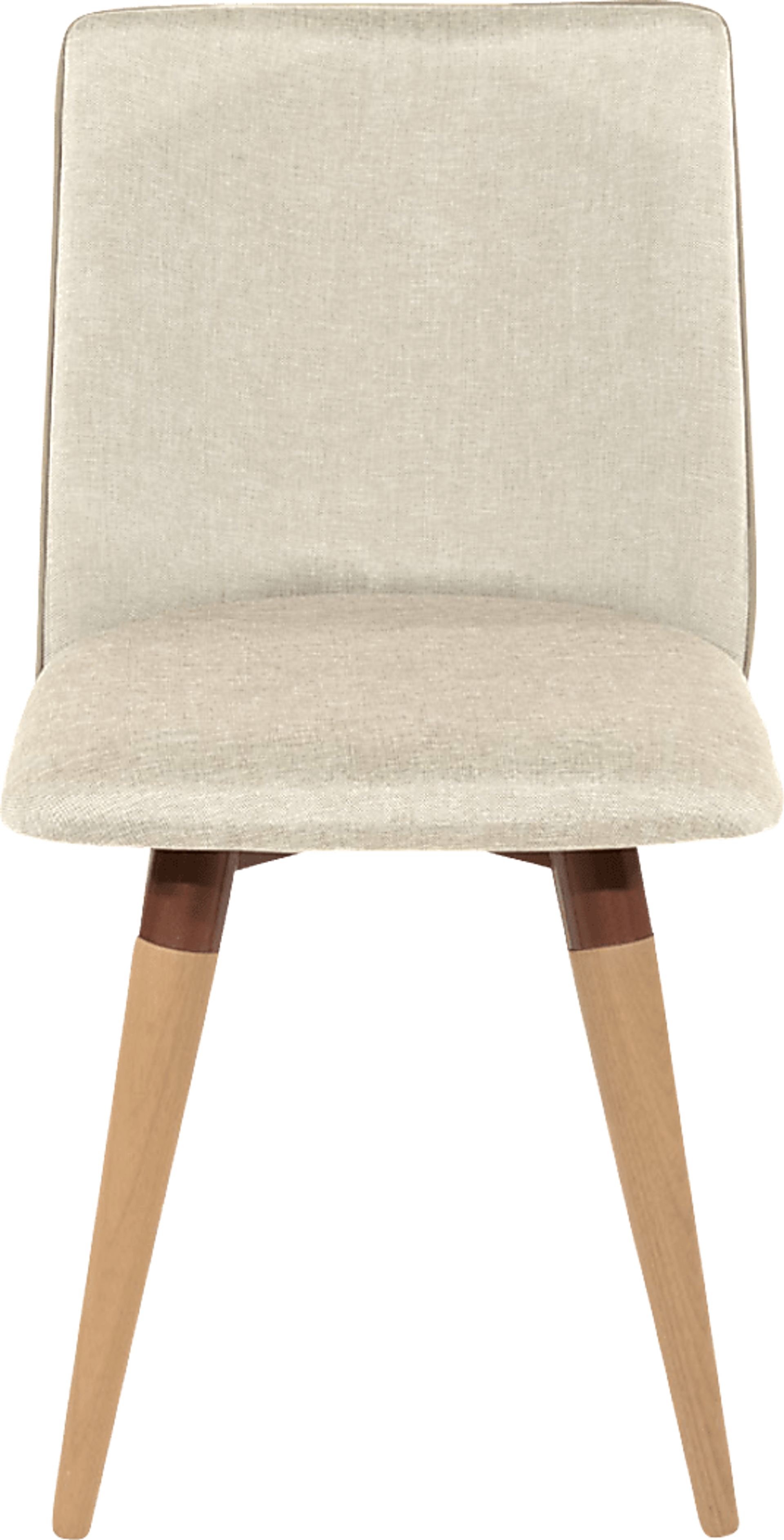 Abita Circle Beige Swivel Side Chair - Image 4
