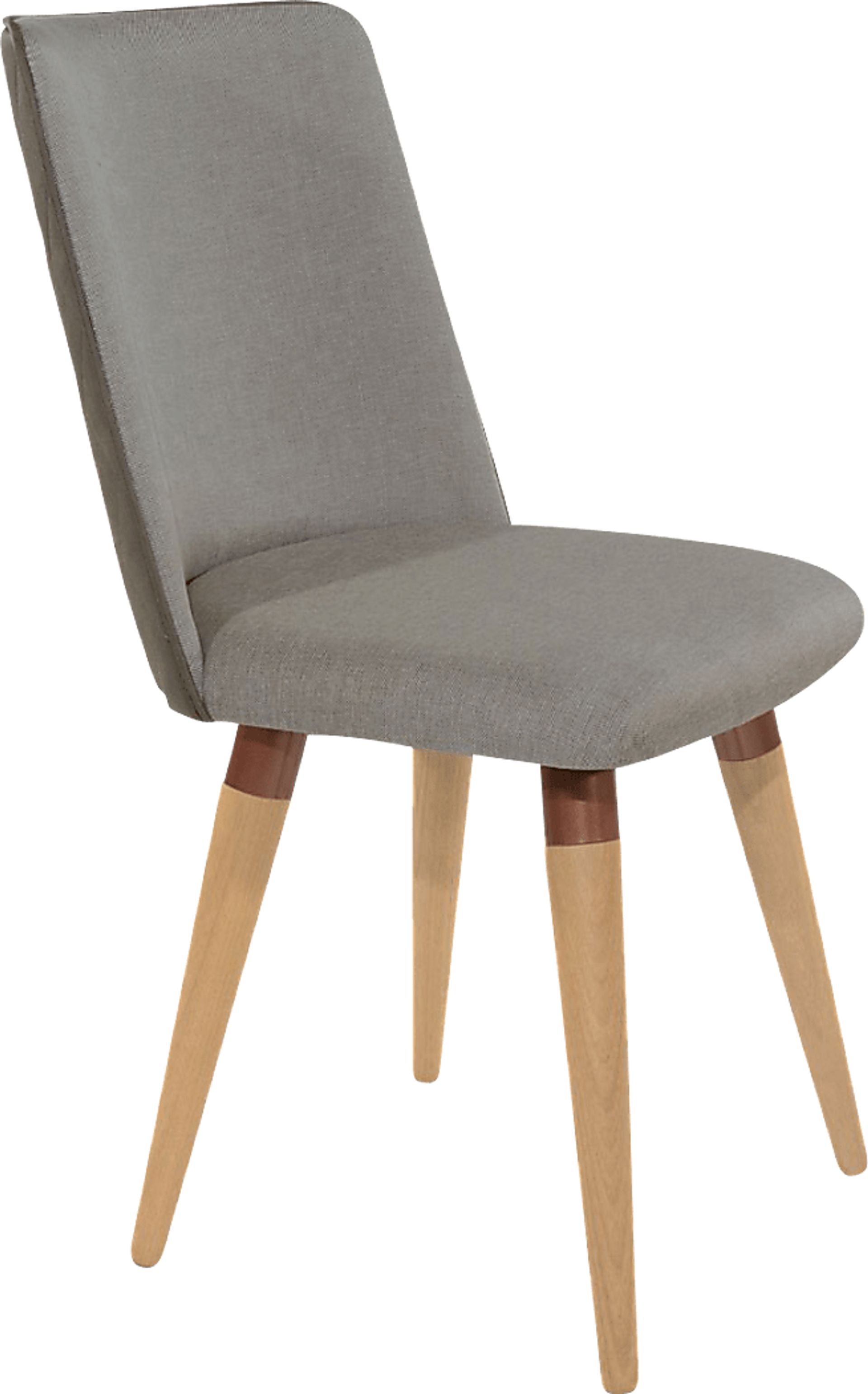 Abita Circle Gray Swivel Side Chair, Set of 2 - Image 5