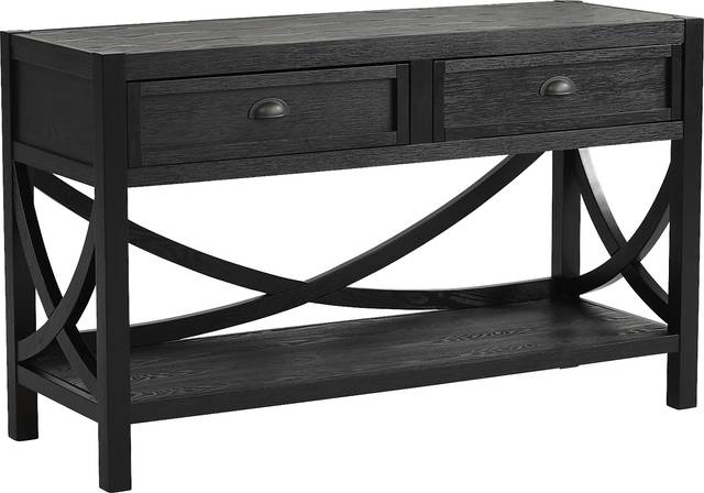 Abner Black Sofa Table - Thumbnail - Image 3