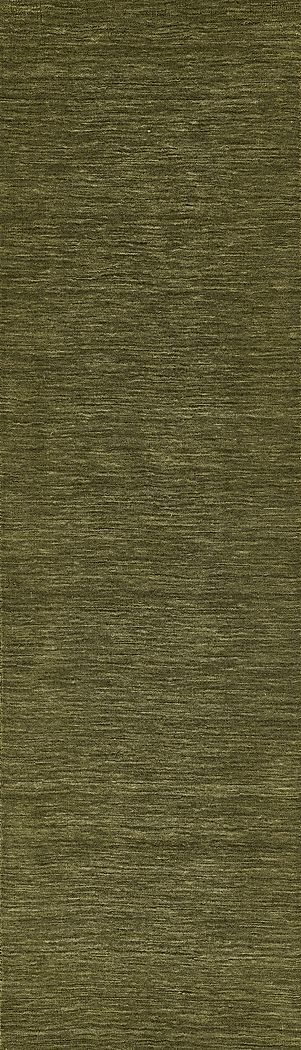 Abogny Green 2'3 x 8' Runner Rug