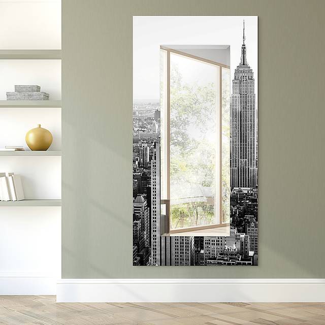 Above The City Gray Mirror - Thumbnail - Image 5
