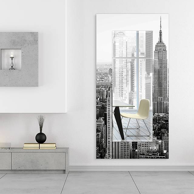 Above The City Gray Mirror - Thumbnail - Image 6