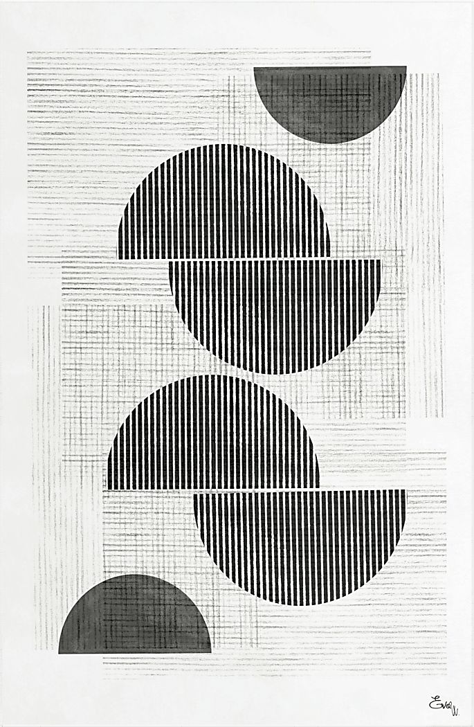 Aboville White 5' x 7'7 Rug